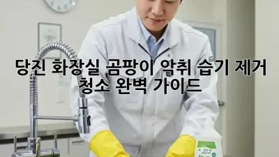 당진 화장실 곰팡이, 악취? 습기 제거 청소 완벽 가이드!